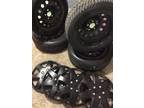 Snow tires with rims