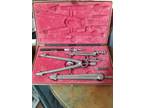 Vintage professional drawing tool set