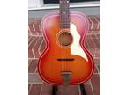 1960s Rare Truetone Acoustic. U.S.A. Bolt on neck with reverse headstock.