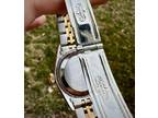 Rolex Lady-Datejust 69173 Gold and Silver Jubilee Bracelet with Gold Bezel