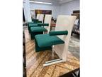 4 "Point" chairs by Maurizio Salvato for Saporiti, 80's