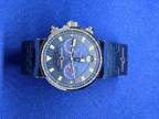 Ulysses Nardin 363-68 LE limited edition blue seals