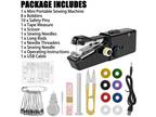 DIY Electric Mini Sewing Machine Stitch Portable Hand Cordless Travel Household