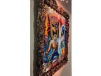 CBjork 3D Limited Edition Framed Pirate Tiki Surf A Lot Hot Lava Hawaiian Island