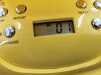 VINTAGE SHARPER IMAGE VW BEETLE CD FM RADIO Yellow Volkswagen Bug AS-IS