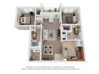 Town West Senior Living Apartments - Two Bedroom Two Bath (b)