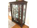 Glass curio cabinet
