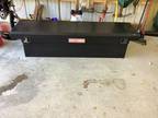 Low profile truck tool box