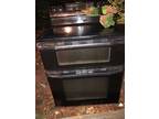 Electric stove, double oven -- works!