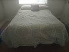 Queen sized bed
