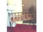 Antique Baby Bed wooden, 38 inch long $30.cash