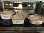 Blue Flower Corningware