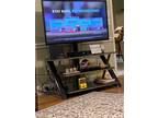 50 inch LG Smart TV with glass shelf stand included