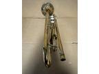 Getzen 300 Series Brass Trumpet w/Case and Mouth Piece Dent Inside Bell Section