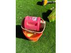 Lawn fertilizer with dispenser