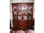 China cabinet, mahogany, (1940 - 1950's)