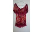 Fred David Multi Colored Gathered Shirt