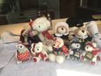 Christmas stuffed bears