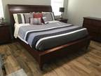 Bedroom furniture. King size, 4 piece set.