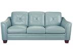 Leather Sofa + Chair+ Ottoman Cindy Crawford Home