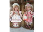 2 porcelain dolls
