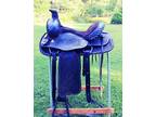 15" Roping style saddle by Buffalo saddlery