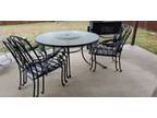 Patio table 5 chairs