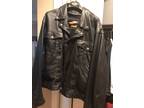Mens Black Leather Motorcycle Jacket
