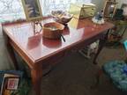 Antique library table