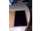 I PAD Apple tablet 128 GB. With custom leather case.