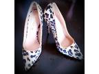 Leopard print heels