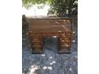 Solid wood, brown desk