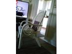 chair , wicker an banboo white