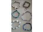 Set of 11 healing stone bracelets
