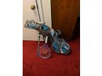 Junior girls golf set & tennis raquet