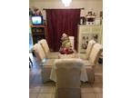 Glass Dinning Room Table ,Six chairs