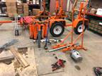 Multi-Level Cable Reel Trailer