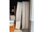Beautiful mahogany wood frame and Cal King Mattress