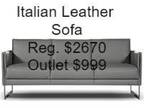 Nicoletti Coco Sofa - reg $2670 - Outlet -