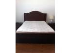 Queen Size Bed Frame with Mattress