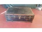 1930;s leather trunk