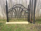 Black Metal Full size Headboard/Footboard