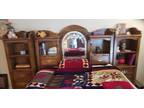3 piece headboard and matching dresser