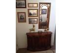 Entryway Table and Mirror Set