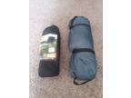 Backpacking tent and camping chair