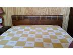 1927 Joerns Bros Burled Oak Bedroom Set (4 pieces)