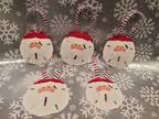 Hand painted star fish, sand dollars and sea urchings ornaments