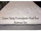 Queen Sealy Posturepedic Plush Mattress Set