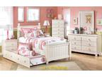 Cottage Retreat B213 5 PC Twin Poster Bedroom Set