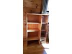 Pair of cabinet storage display shelves